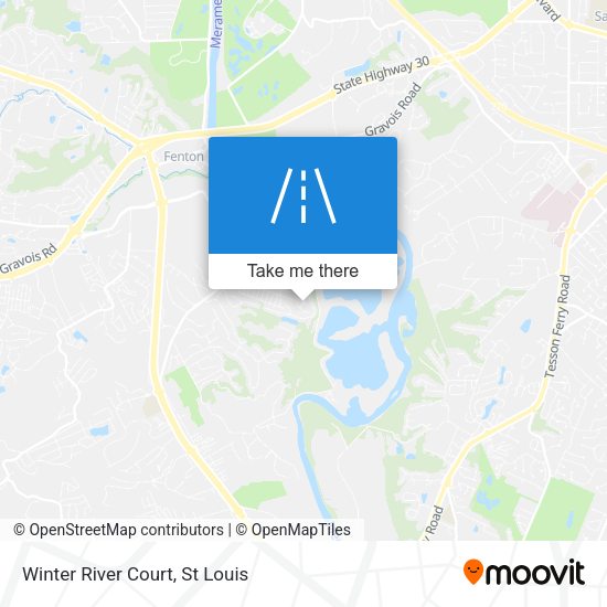Mapa de Winter River Court