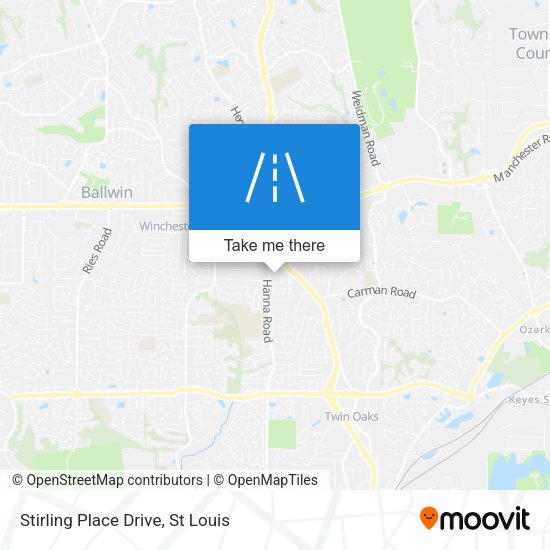Stirling Place Drive map