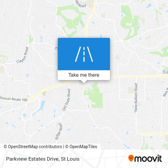 Mapa de Parkview Estates Drive