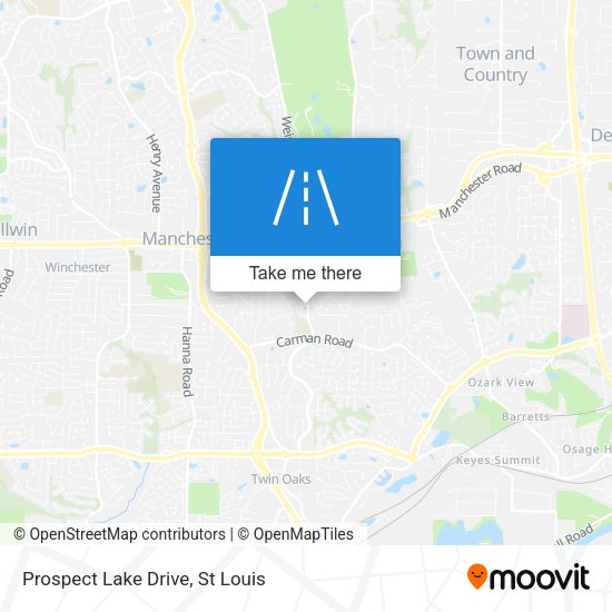 Prospect Lake Drive map