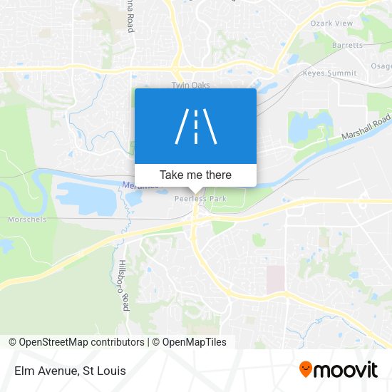 Mapa de Elm Avenue