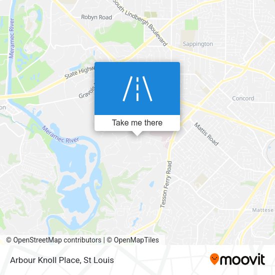 Arbour Knoll Place map