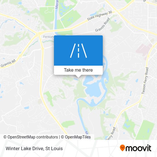 Winter Lake Drive map