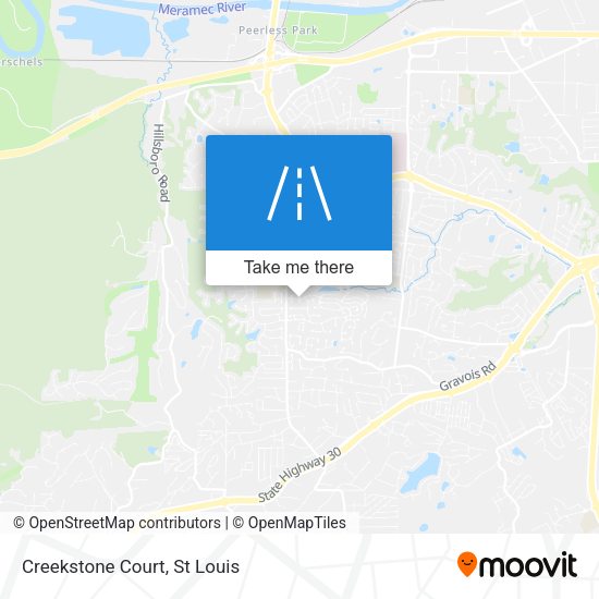 Mapa de Creekstone Court