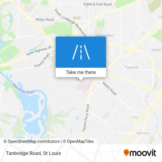 Mapa de Tanbridge Road