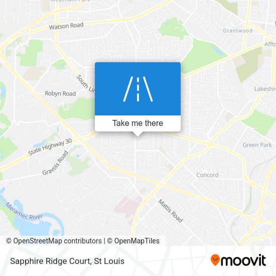 Sapphire Ridge Court map
