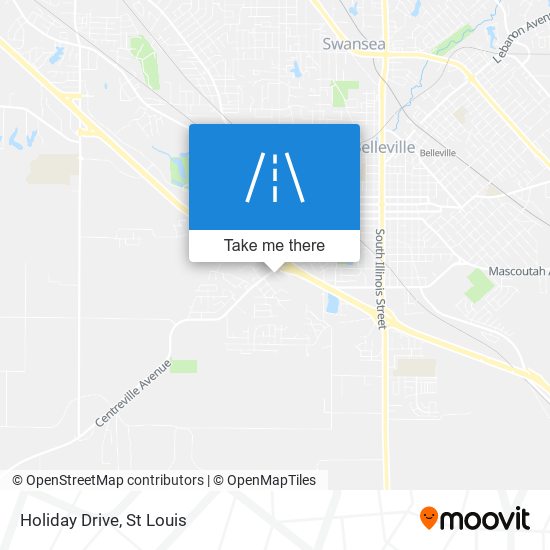 Holiday Drive map