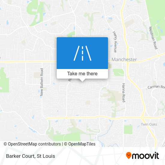 Mapa de Barker Court