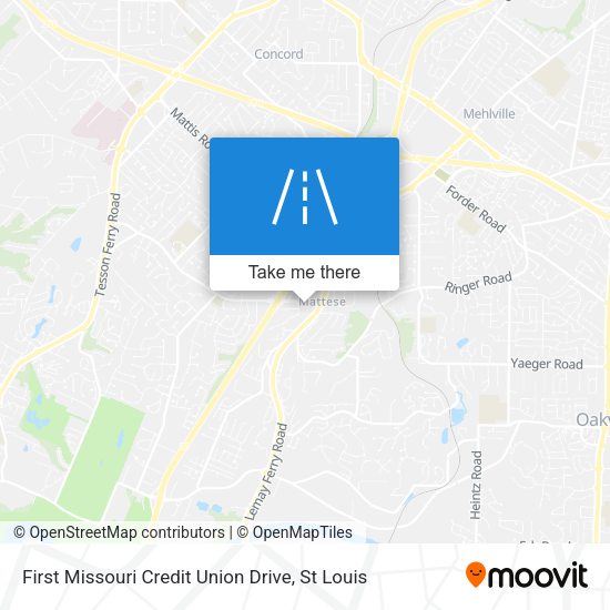 First Missouri Credit Union Drive map