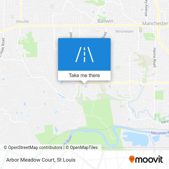 Mapa de Arbor Meadow Court