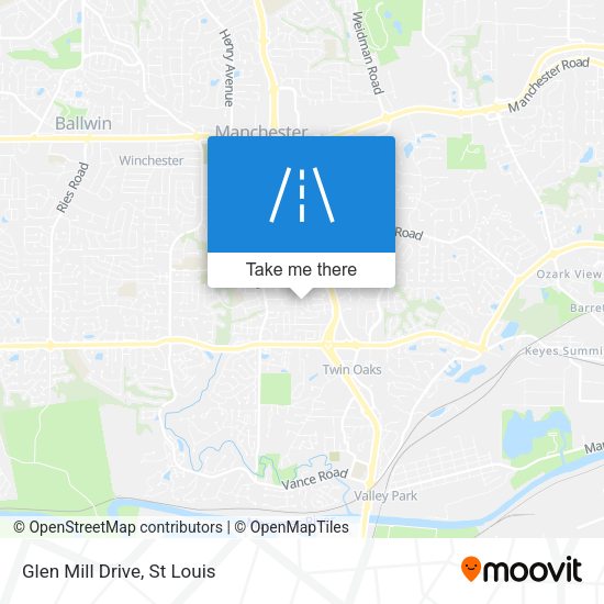 Glen Mill Drive map