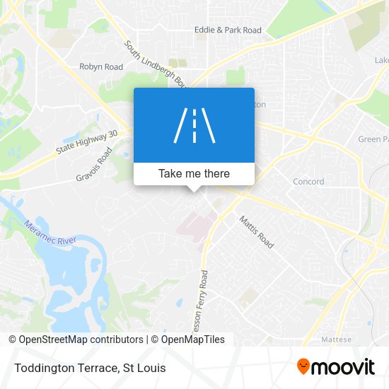 Mapa de Toddington Terrace