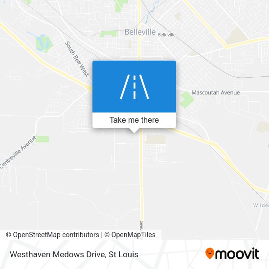 Westhaven Medows Drive map