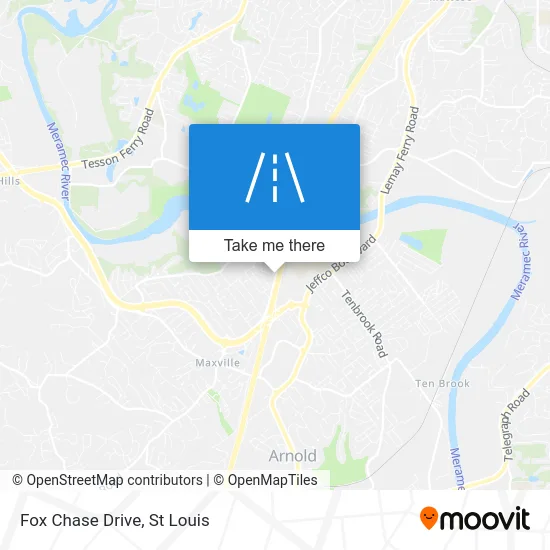 Fox Chase Drive map