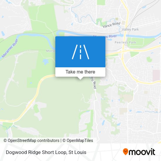 Dogwood Ridge Short Loop map
