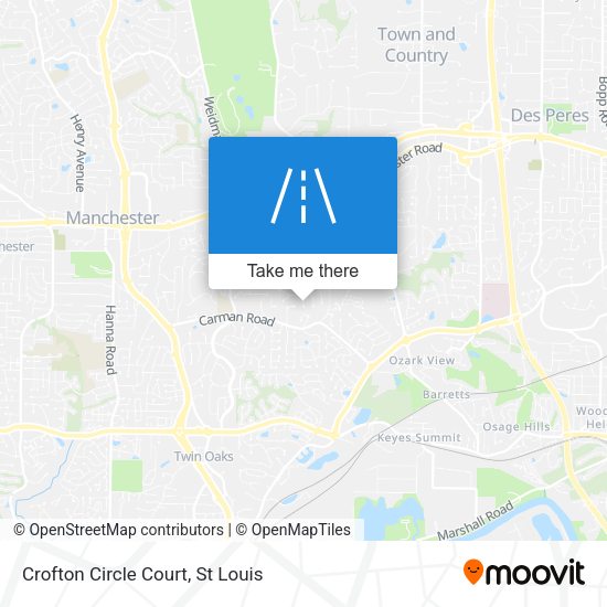 Crofton Circle Court map