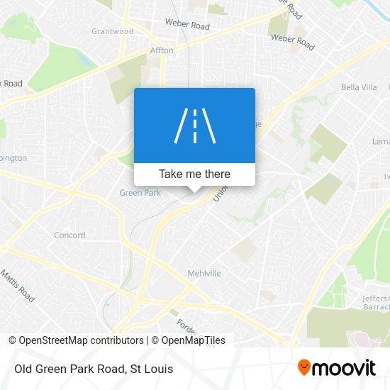 Mapa de Old Green Park Road