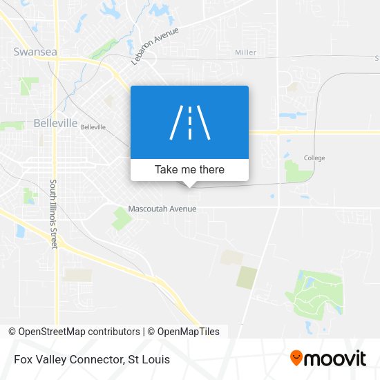 Fox Valley Connector map