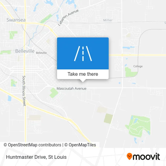 Huntmaster Drive map