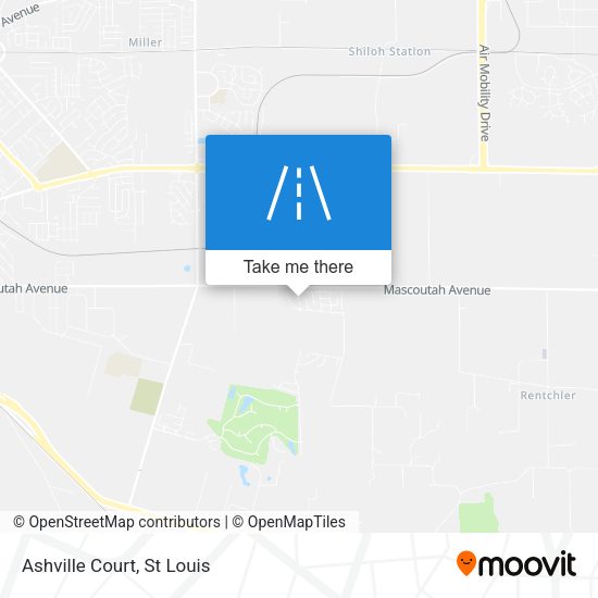 Mapa de Ashville Court