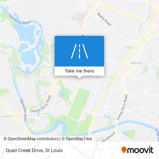 Mapa de Quail Creek Drive