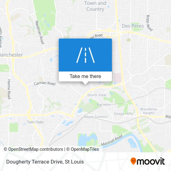 Dougherty Terrace Drive map