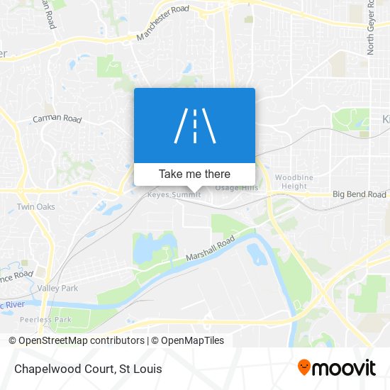 Chapelwood Court map