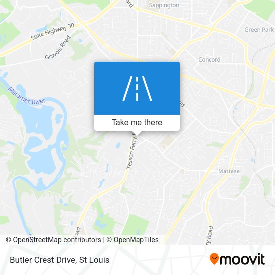 Mapa de Butler Crest Drive