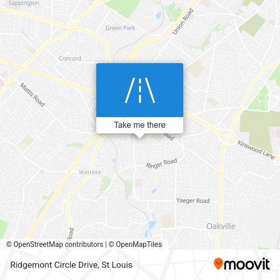 Mapa de Ridgemont Circle Drive