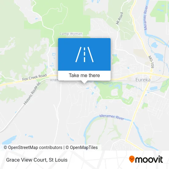 Grace View Court map
