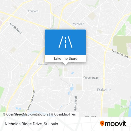 Nicholas Ridge Drive map