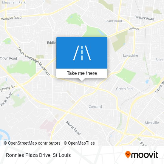 Ronnies Plaza Drive map