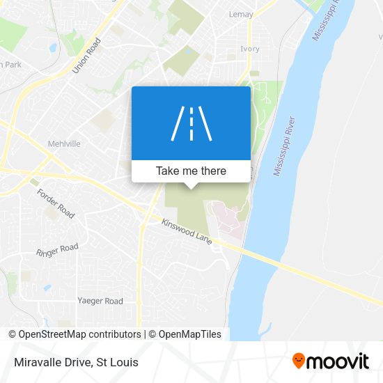 Mapa de Miravalle Drive