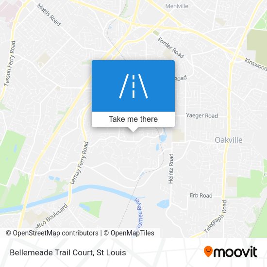 Mapa de Bellemeade Trail Court
