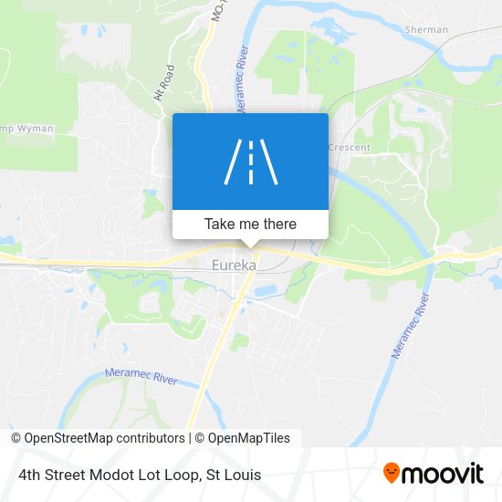 4th Street Modot Lot Loop map