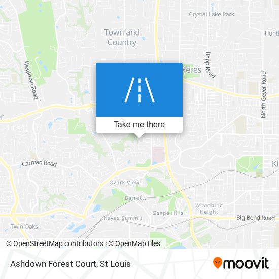 Ashdown Forest Court map