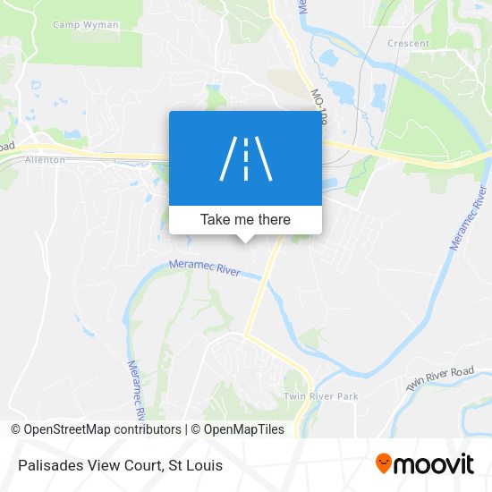 Palisades View Court map