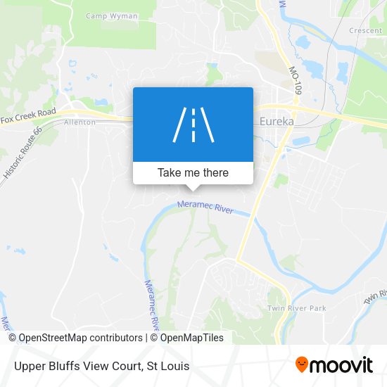Upper Bluffs View Court map