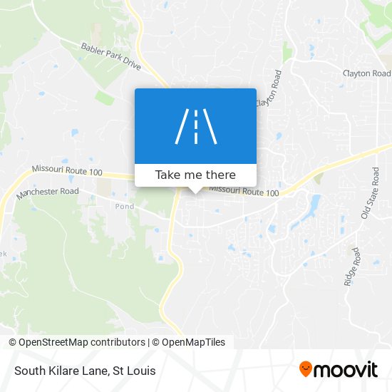 South Kilare Lane map