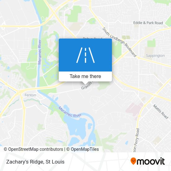 Mapa de Zachary's Ridge