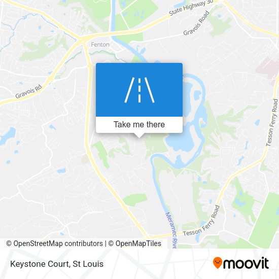 Mapa de Keystone Court