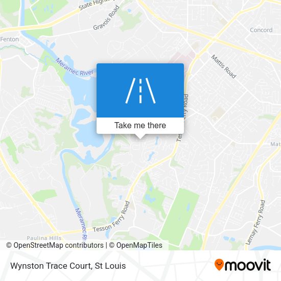 Wynston Trace Court map