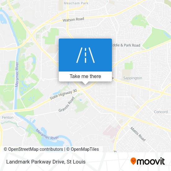 Mapa de Landmark Parkway Drive