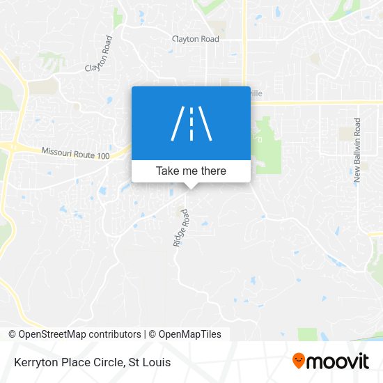 Kerryton Place Circle map