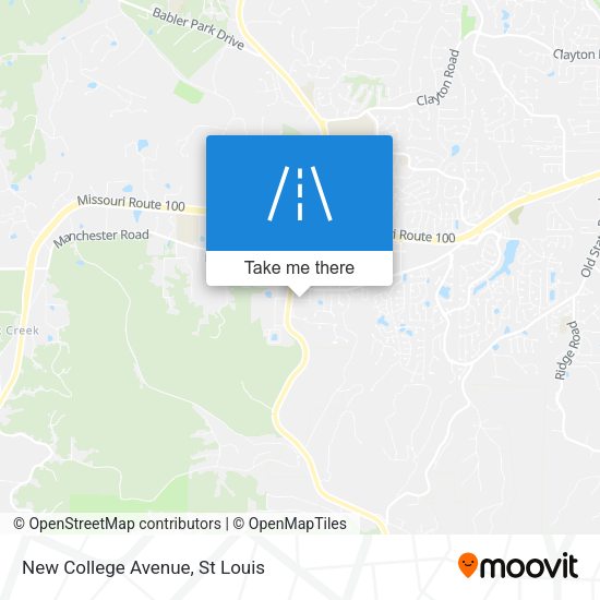 New College Avenue map