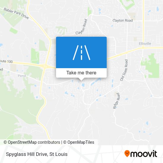 Spyglass Hill Drive map