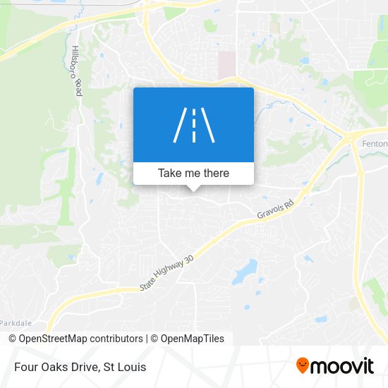 Mapa de Four Oaks Drive