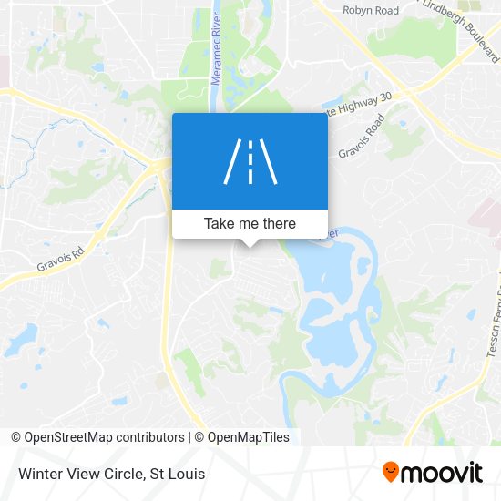 Mapa de Winter View Circle