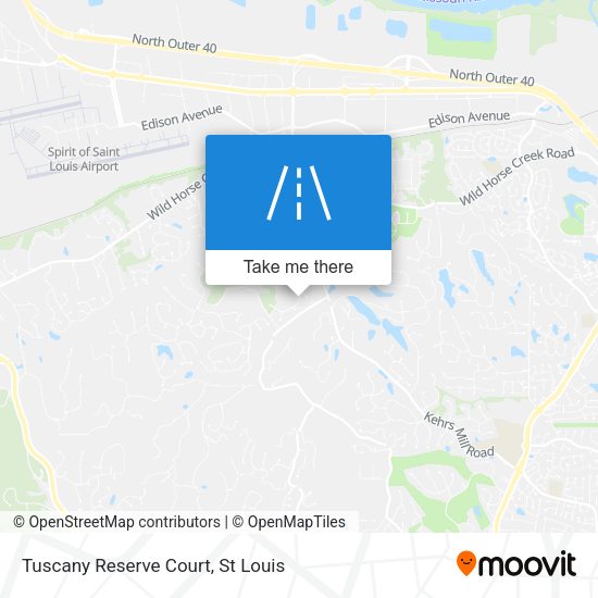 Mapa de Tuscany Reserve Court
