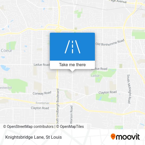 Knightsbridge Lane map